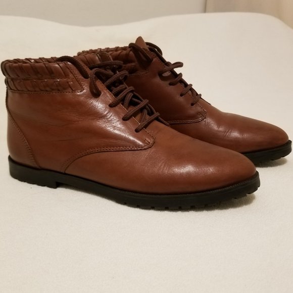 Sporto Women’s Cognac Leather Booties   8 M - Picture 3 of 8